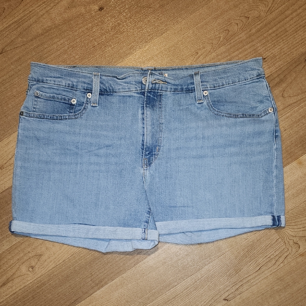 Levi's Light Blue Denim Shorts